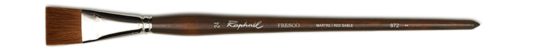 Image of Mårdhårspensel Raphael Fresco Extra flat oil  - Size 24 872024 3046450053224