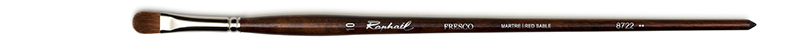 Image of Mårdhårspensel Raphael Fresco Filbert oil brush  - Size 10 (5F) 8722010 3046450053316
