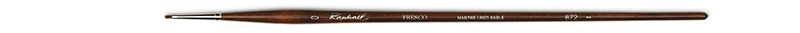 Image of Mårdhårspensel Raphael Fresco Extra flat oil  - Size 0 (5F) 872990 3046450085676