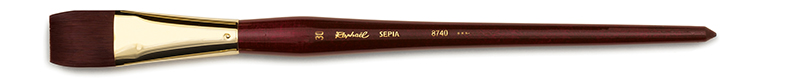 Image of Syntetpensel Raphael Sepia Acryl Flat. st 30 (1F) 8740030 3046450085874