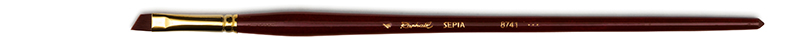 Image of Syntetpensel Raphael Sepia Acryl Sneskuren st 4 (5F) 8741004 3046450086130
