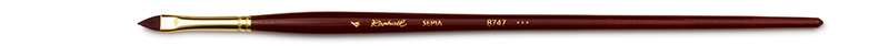 Image of Syntetpensel Raphael Sepia Acryl Filbert st 4 (5F) 8747004 3046450225058