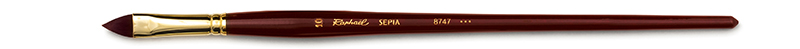Image of Syntetpensel Raphael Sepia Acryl Filbert st 10 (5F) 8747010 3046450225089