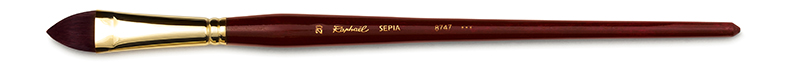Image of Syntetpensel Raphael Sepia Acryl Filbert st 20 (2F) 8747020 3046450225119