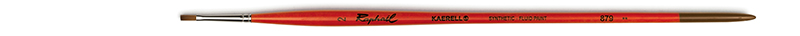 Image of Syntetpensel Raphael Kaerell "S" Acryl Flat St 2  (5F) 879002 3046450055402