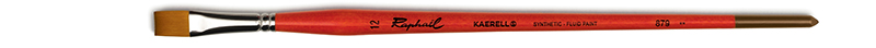 Image of Syntetpensel Raphael Kaerell "S" Acryl Flat St 12  (5F) 879012 3046450055457