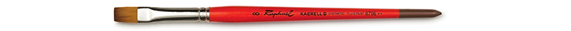 Image of Syntetpensel Raphael Kaerell "S" Orange Flat St 8  (5F) 8796008 3046450056126