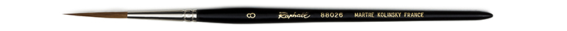 Image of Mårdhårspensel Raphael 88026 Extra long rigger  - Size 8 (3F) 88026008 3046450056669