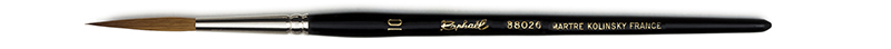 Image of Mårdhårspensel Raphael 88026 Extra long rigger  - Size 10 (3F) 88026010 3046450056676