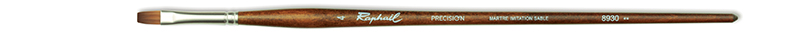 Image of Syntetpensel Raphael Precision 8930 Flat  LH st 4 (5F) 8930004 3046450035367
