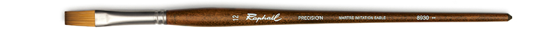 Image of Syntetpensel Raphael Precision 8930 Flat  LH st 12 (5F) 8930012 3046450035442