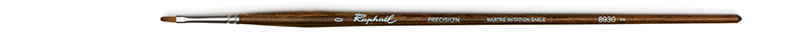 Image of Syntetpensel Raphael Precision 8930 Flat  LH st 0 (5F) 8930990 3046450035336