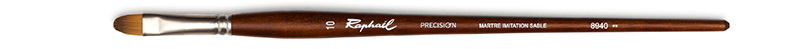 Image of Syntetpensel Raphael Precision 8940 Filbert  LH st 10 (5F) 8940010 3046450036456