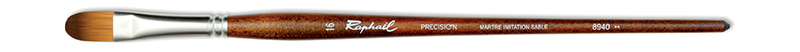 Image of Syntetpensel Raphael Precision 8940 Filbert  LH st 16 (3F) 8940016 3046450036470