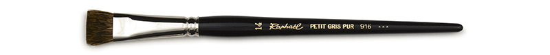 Image of Ekorrhårspensel Raphael LAVIS FLAT wash-drawing brush, Size 14 (5F) 916014 3046450060130