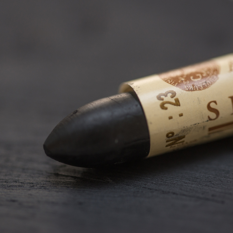 Image of Oljepastell Sennelier 5ml Black  023 (5F) 132501023 3046450129325