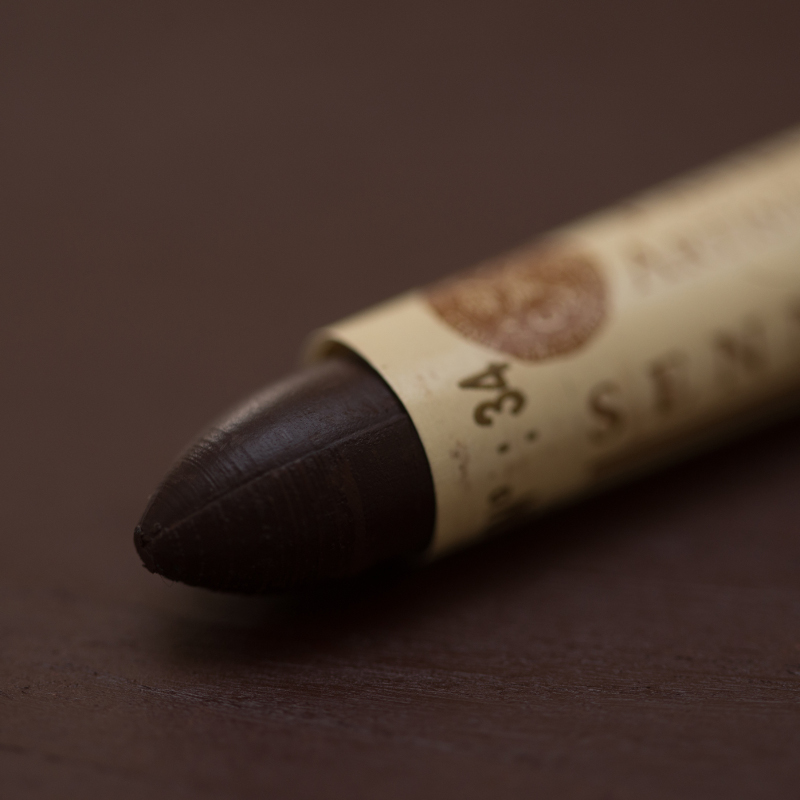 Image of Oljepastell Sennelier 5ml Burnt Umber  034 (5F) 132501034 3046450129431