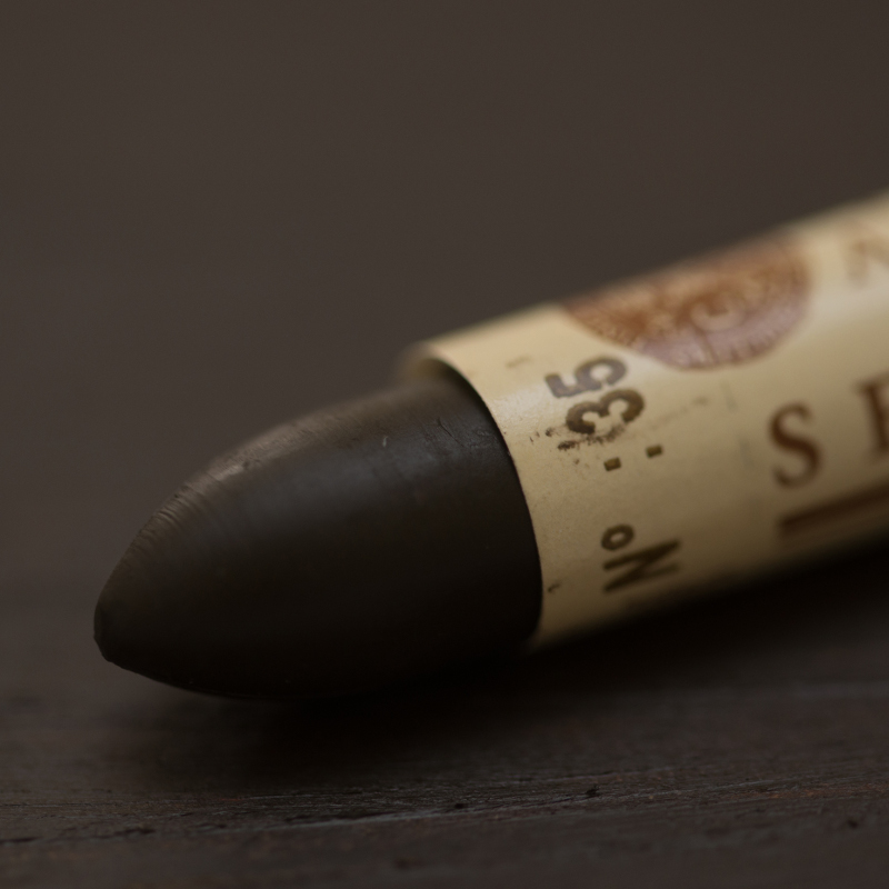 Image of Oljepastell Sennelier 5ml Raw Umber  035 (5F) 132501035 3046450129448