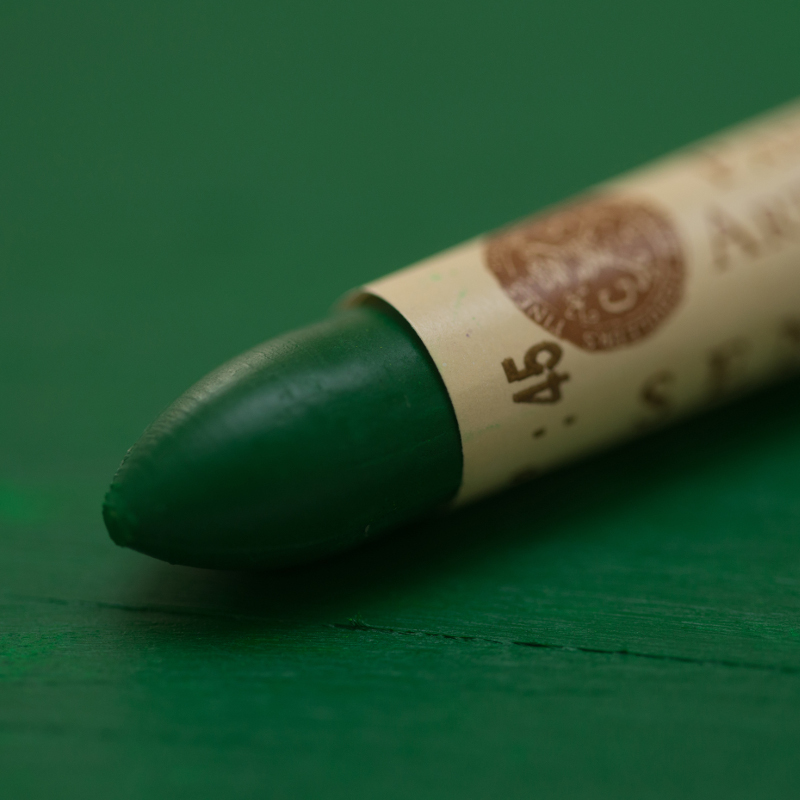 Image of Oljepastell Sennelier 5ml Green Medium  045 (5F) 132501045 3046450129547