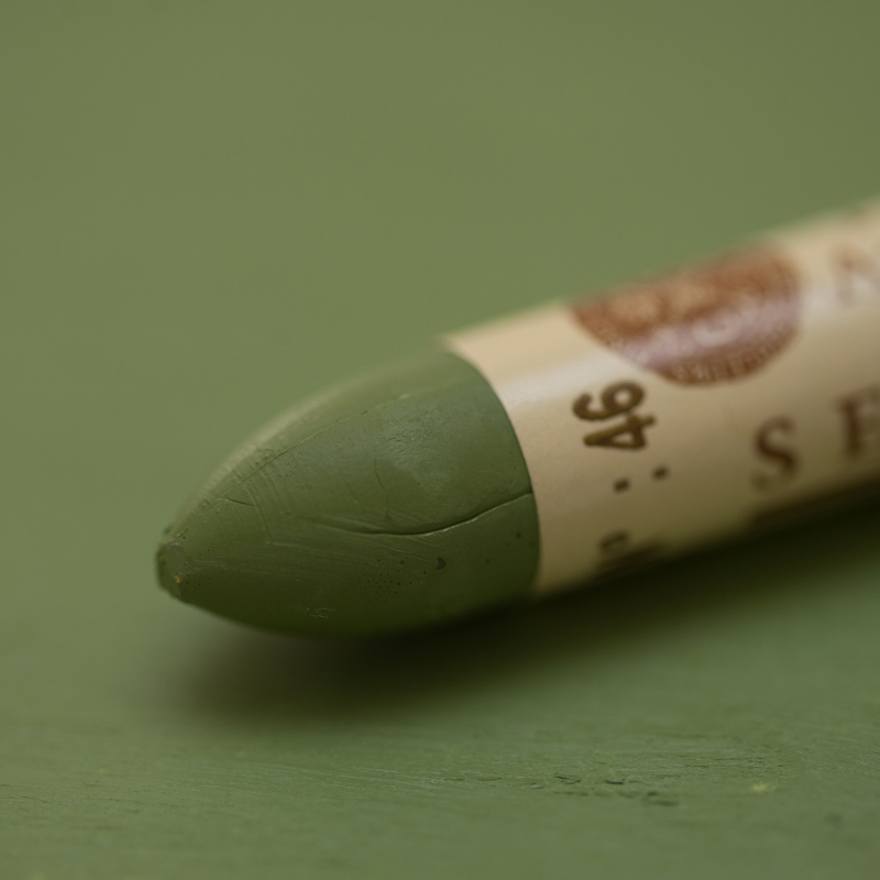 Image of Oljepastell Sennelier 5ml Olive Green  046 (5F) 132501046 3046450129554