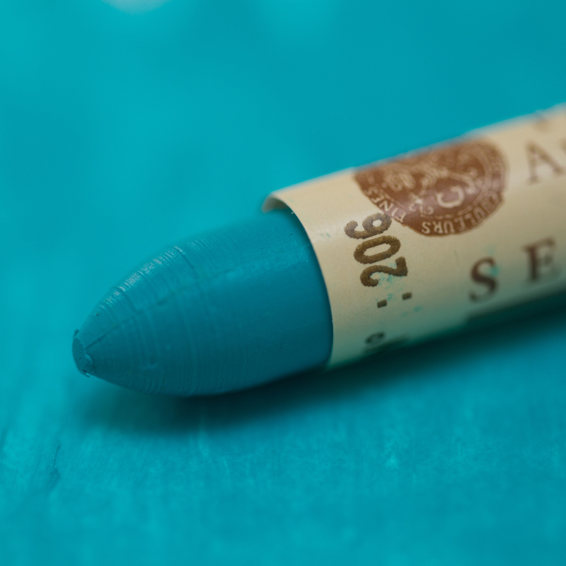 Image of Oljepastell Sennelier 5ml Turquoise Blue  206 (5F) 132501206 3046450406211