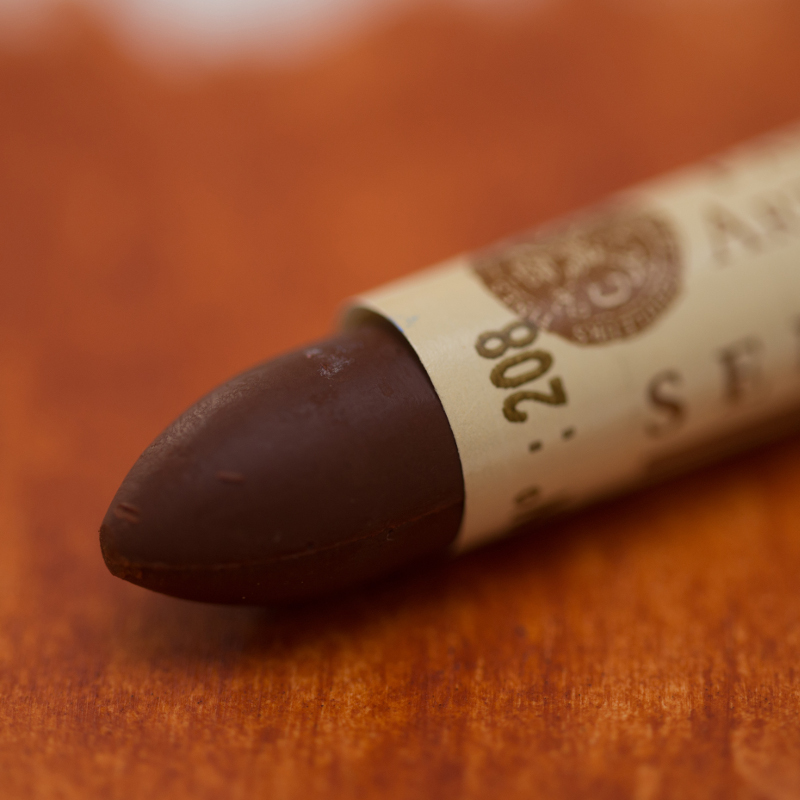 Image of Oljepastell Sennelier 5ml Mars Orange  208 (5F) 132501208 3046450406235