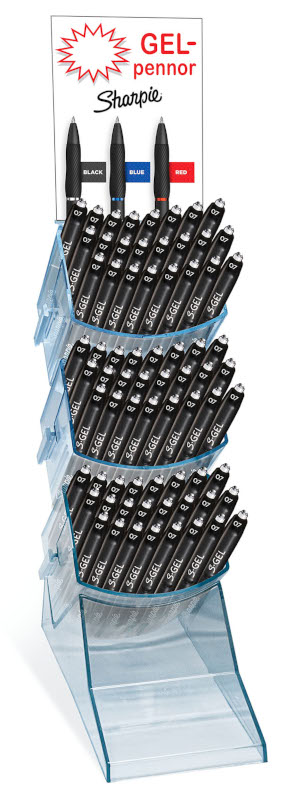 Image of Ställ Sharpie GEL-pennor 0,7 Display x72 utgått 998345