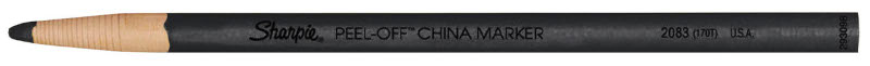 Image of Märkpenna Vax Sharpie China Marker Black (12F) S0305071 8008285093382
