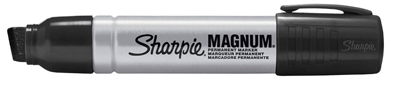 Image of Märkpenna Sharpie Magnum Large Chisel Black (12F) S0949850 3501170949917