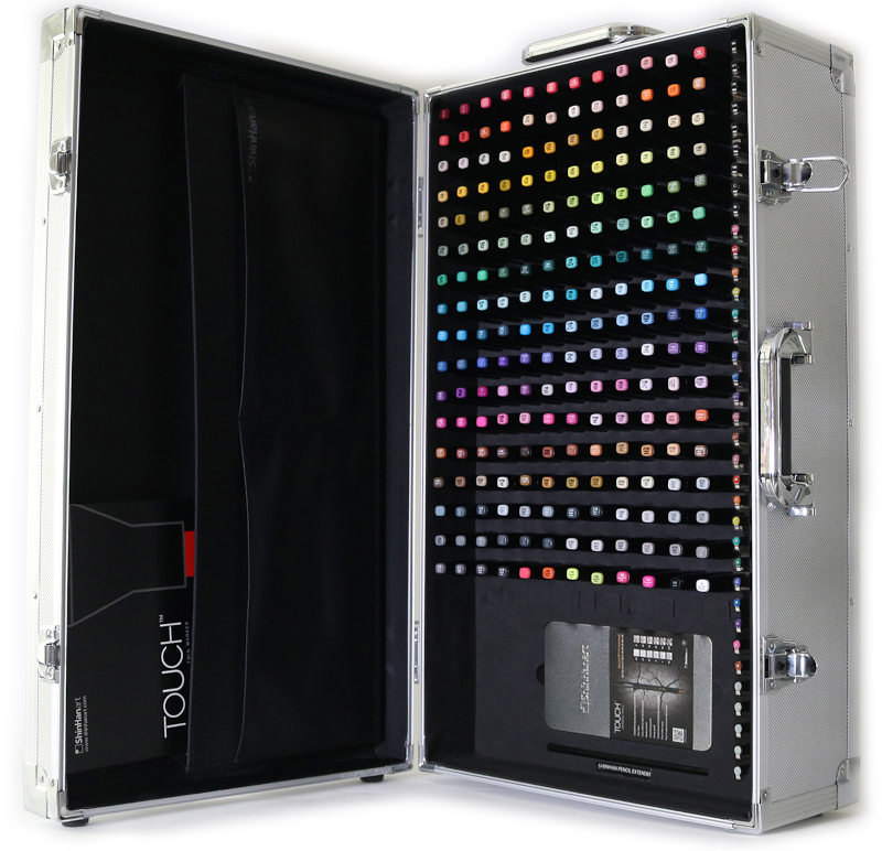 Image of TOUCH MARKER 204 Colors Set Hard Case 193358001833 193358001833