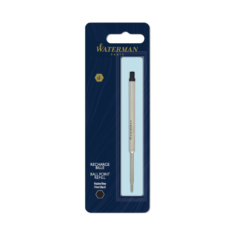 Image of Refill Waterman Ballpen Standard Maxima Black 1-Blister F 1964017 3501179640174