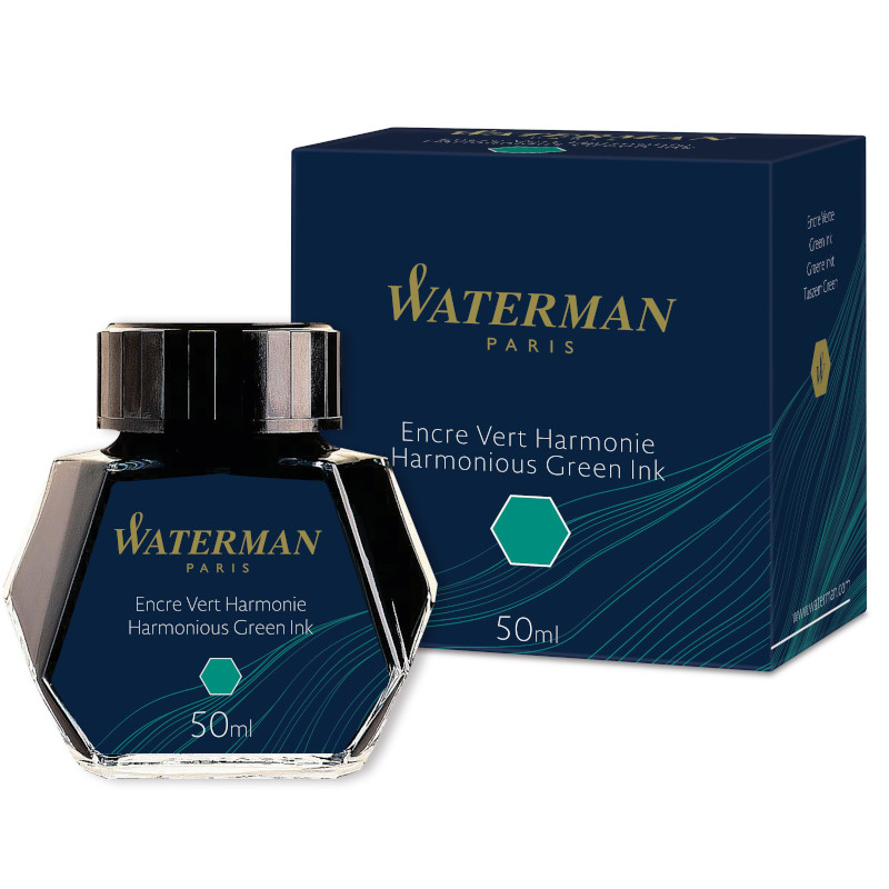 Image of Bläck Waterman Bottle Ink 50 ml Permanent Green x1 S0110770 3034325106595