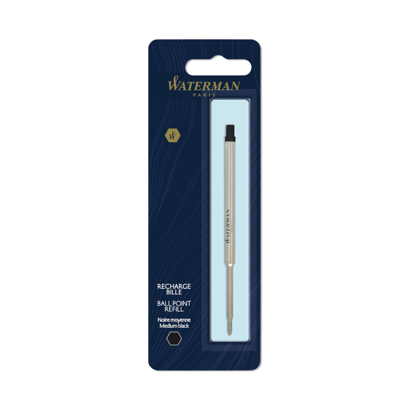 Image of Refill Waterman Ball Pen Medium Black Blister x 1 S0944480 3501170944486