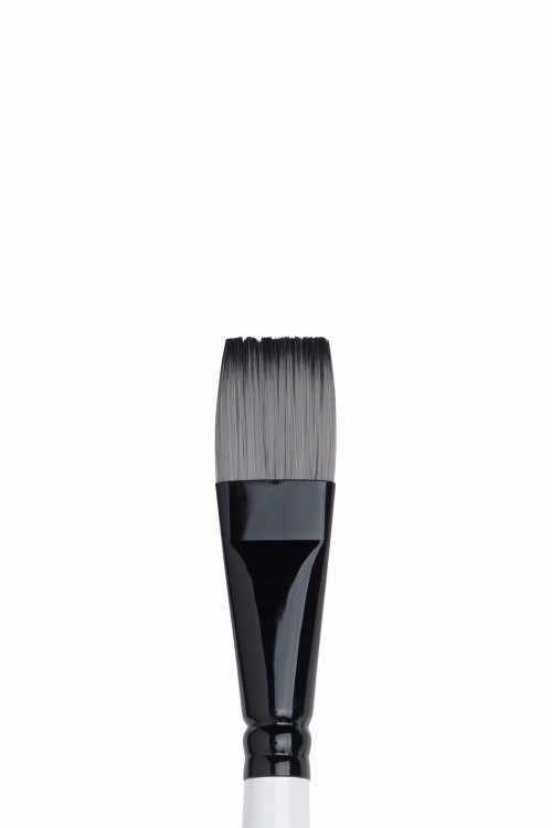 Image of Syntetpensel Winsor & Newton Artist Kort Skaft. Flat Kort St 3/4" 5086119 094376992373