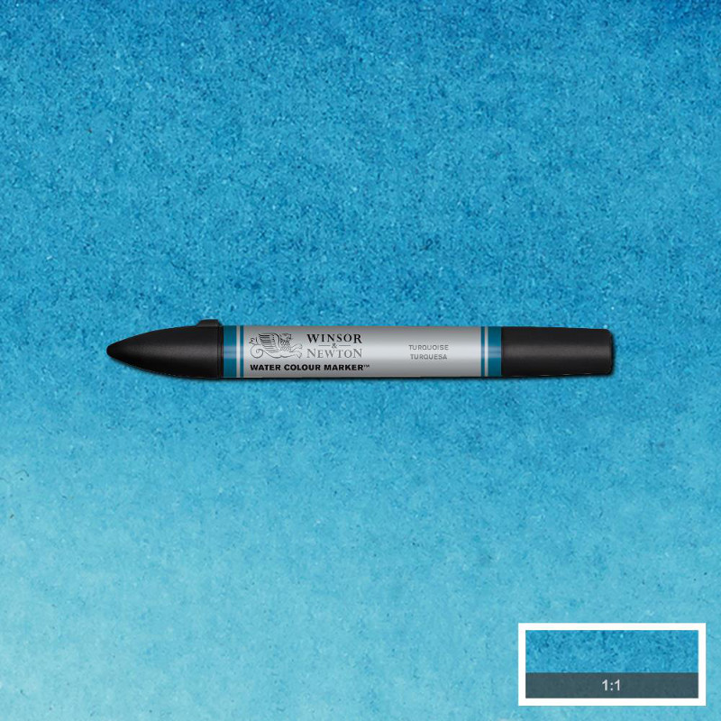 Image of Akvarellmarker Cotman Turquoise 654 (3F) 0201654 884955032862
