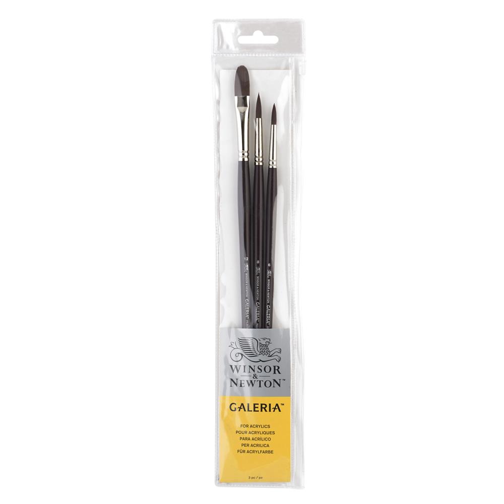 Image of Syntetpenselset Galeria Pack x 3 Long Handle (R6,R8, F12) 5790604 884955033210