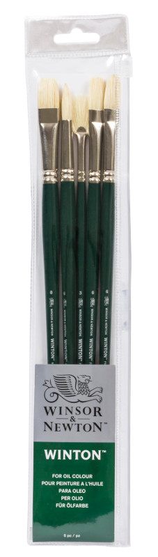 Image of Svinborstpenselset Winton Pack of 5 brushes 5990606 884955033265