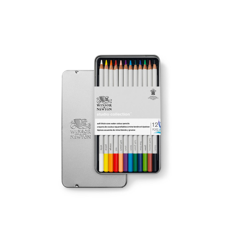 Image of Akvarellpennset Winsor & Newton 12 sorterade 490016 884955065013