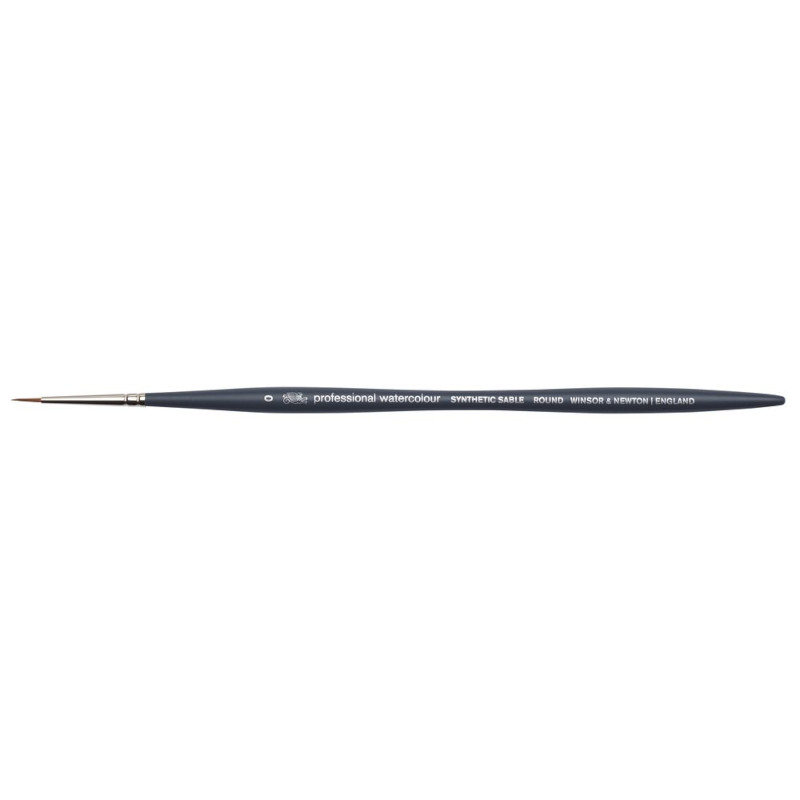 Image of Syntetpensel W&N Professional Watercolour Round Size 0 5011100 884955075081