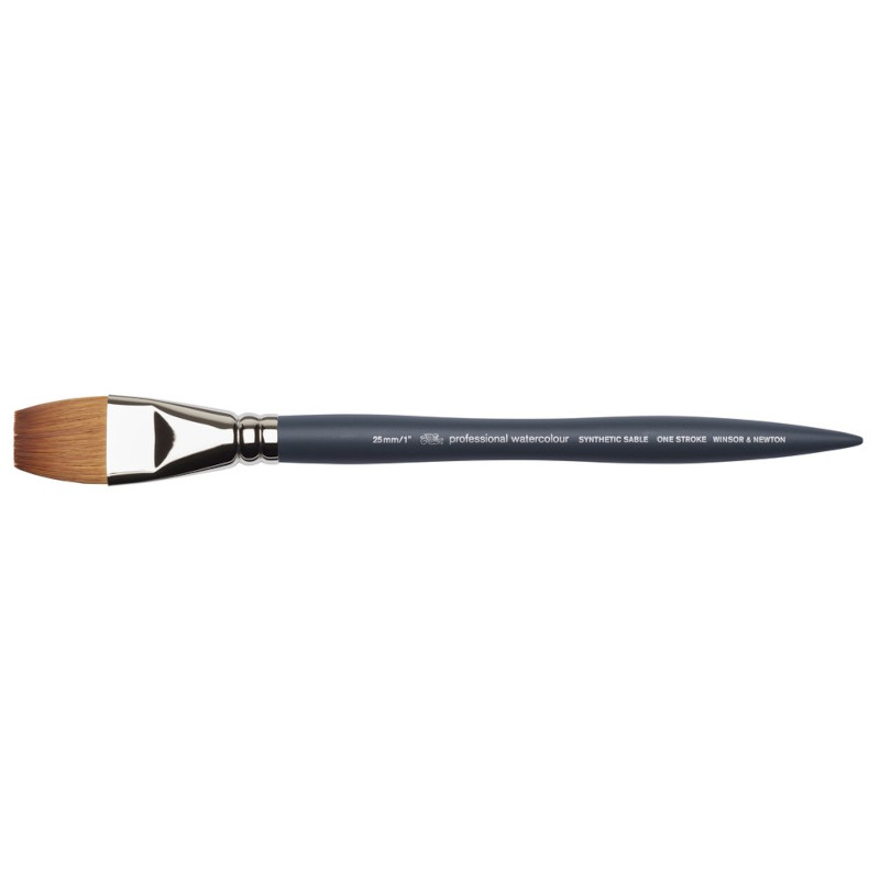 Image of Syntetpensel W&N Professional Watercolour One Stroke 1" 5011625 884955075258