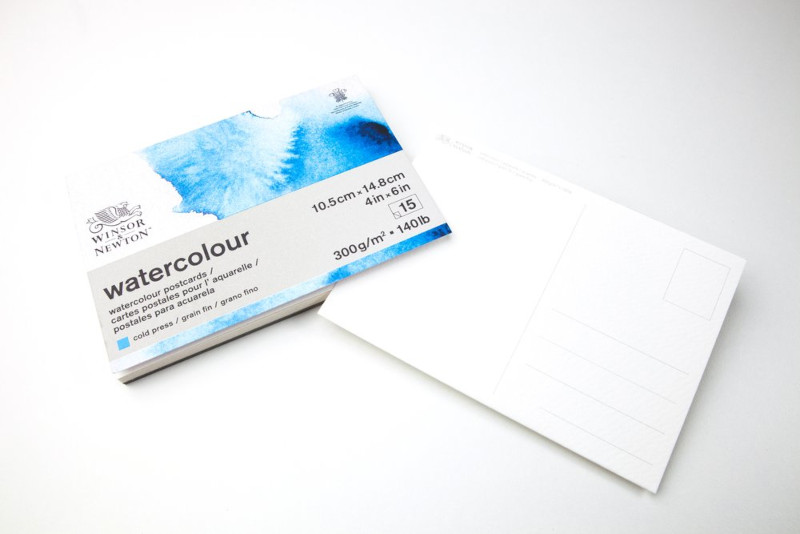 Image of Akvarellblock Winsor & Newton Classic Vykort 300g 10x15cm 15ark (6F) 6667009 884955076637