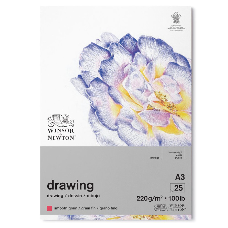 Image of Ritblock Winsor & Newton Smooth surface 220g A3 25ark (6F) 6689742 884955077344