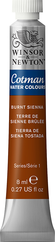 Image of Akvarellfärg Cotman 8ml  Burnt sienna 074 (3F) 0303074 884955084809