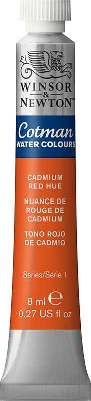 Image of Akvarellfärg Cotman 8ml  Cadmium red hue 095 (3F) 0303095 884955084830